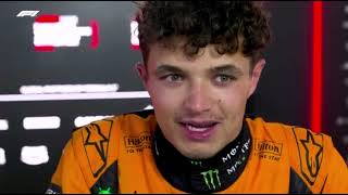 ‘Amazing Job’ Lando Norris interview after P4 finish in Azerbaijan [upl. by Armahs]