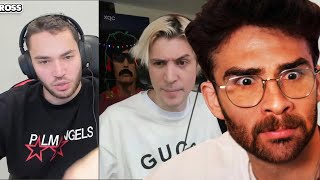 Xqc DEBATES Adin Ross on Trans Issues  Hasanabi reacts ft PeachJars [upl. by Cyma]