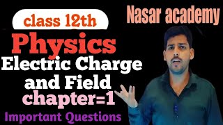 chapter 1 Electric charge and field most important questions for board exams [upl. by Aguie]