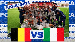 Highlights BelgioItalia 35  Under 17  Campionato Europeo UEFA  Elite Round [upl. by Rihaz249]