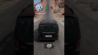 MercedesBenz Vito vs Volkswagen Transporter automobile car beamngdrive mercedes volkswagen [upl. by Hcirteid174]