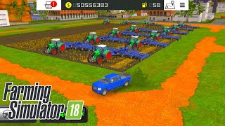 How to FS 18 mustard cutting and don deera tractor farming simulator 18 new video viral [upl. by Grubb]