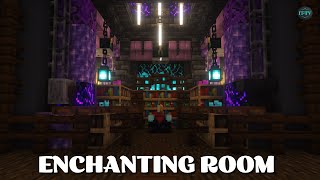 Ultimate Minecraft Enchantment Room  Step by Step Build Guide [upl. by Esalb806]