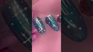 Cat Eye Winter Nails winternaildesigns pressonnailset [upl. by Herahab145]