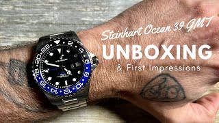 Steinhart Ocean 39 GMT Classic Unboxing [upl. by Onibla442]