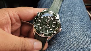 Omega Seamaster 300M Green Review  Better than Blue Seamaster [upl. by Nura333]