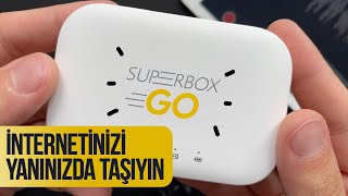 Taşınabilir İnternet  SUPERBOX GO MW70VK [upl. by Leikeze898]