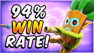 94 WIN RATE BROKEN LOG BAIT DECK — Clash Royale [upl. by Sanderson]