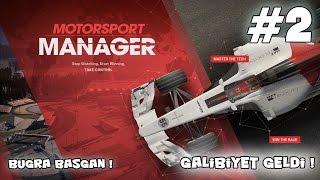 Motorsport Manager Türkçe Oynayış  Galibiyet geldi  Bölüm 2 f1 formula 1 auto racing [upl. by Joris489]