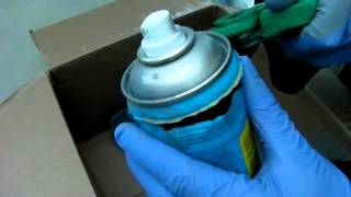 How to decant aerosol paint for Airbrush spraying safely [upl. by Niras]