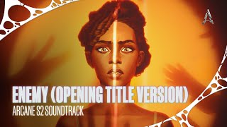 Imagine Dragons feat JID  “Enemy Opening Title Version” from Arcane Official Visualizer [upl. by Ateinotna]