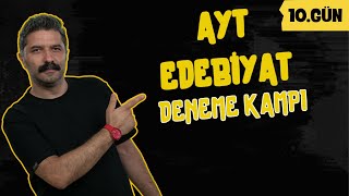 AYT Edebiyat Deneme Kampı  70 YazarEser  Rüştü Hoca [upl. by Etnauj]