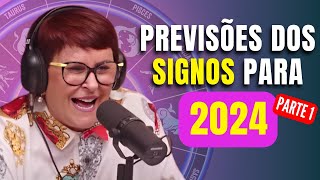 PREVISÕES DOS SIGNOS PARA 2024  Márcia Sensitiva Parte 1 [upl. by Nnyroc122]