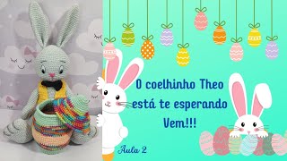 Coelhinho amigurumi Theo aula 2 [upl. by Tesil476]