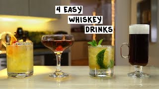 Four Easy Whiskey Drinks [upl. by Atekram]