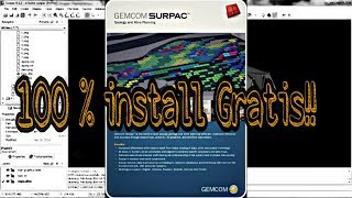 Tutorial Install  Software Surpac 65 [upl. by Nnaes]