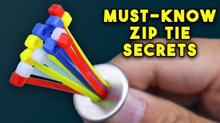 Why Didn’T I Know About These 62 Zip Tie Secrets Before [upl. by Suolevram]