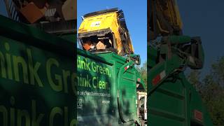 Waste Management Curotto Can garbagetrucks trashtruck short shorts wastemanagement shortvideo [upl. by Darrej]