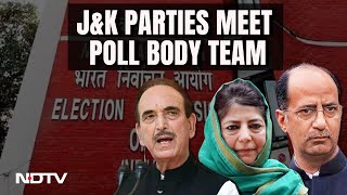 Kashmir Political Parties Meet EC  quotStart One Nation One Election From Kashmirquot Say JampK Parties [upl. by Evita]