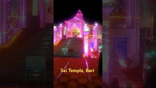 Night view of Sai temple Bari jajpur saibaba sai saitemple siridisaibaba nightview [upl. by Nednyl]