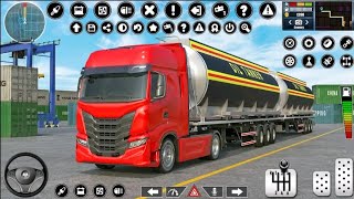 Oil Tanker Truck Driving Gameheavy Oil Truck Trailer Wali Game VideoAndroid Gameplay [upl. by Rosio]