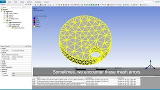 Ansys Workbench  Troubleshoot Mesh Errors  FEA  Finite Element Analysis [upl. by Asta]