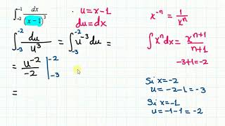 INTEGRAL DEFINIDA POR SUSTITUCIÓN [upl. by Daryn346]