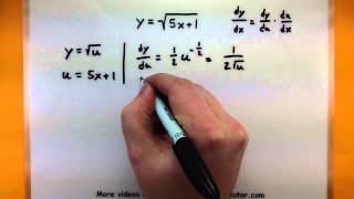 Calculus  Chain rule using Leibniz notation [upl. by Akcirderf]