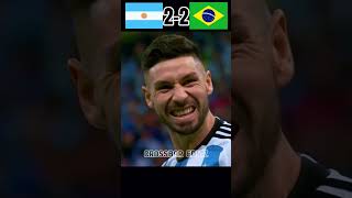 Argentina vs Brazil FIFA World Cup Imajinary  Penalty shoot out Highlights messi vs neymar [upl. by Cirderf]