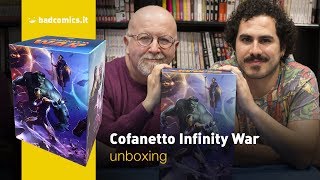 Panini Marvel Cofanetto di Infinity War  Unboxing [upl. by Ethbun30]