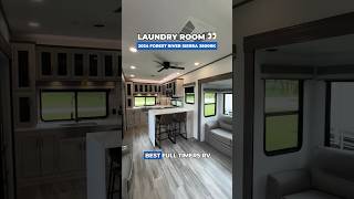 Laundry Room 🤝 RV rvtour rving rvliving rvtravel rv fifthwheels [upl. by Lleze]