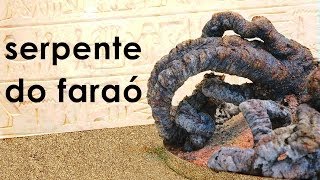 Como fazer a SERPENTE DO FARAÓ EXPERIÊNCIA [upl. by Ecirtael]