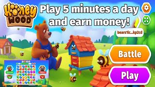 HONEY WOOD NFT PLAY TO EARN OVERVIEW  EASY GAMING TAPOS KITAAN NAKAGAD  OK NAMAN KAYA ANG GAMEPLAY [upl. by Kalie]