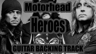 Motorhead  Heroes Guitar Backing Track with Vocals [upl. by Dilaw]