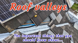 Roof valleys and important basics that you should know [upl. by Akeyla]