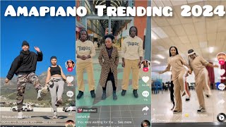 Amapiano Trending TikTok challenges  2024amapianodancechallengeamapiano [upl. by Ominoreg]