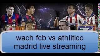 Barcelone  Atletico Madrid live streaming [upl. by Enyleuqcaj517]