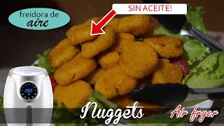 Cuánto tiempo los Nuggets en la freidora de aire airfryer airfryerrecipes recetasairfryer [upl. by Ferdinana]