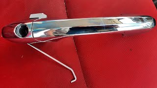 Fiat 500 Door handle replacing start to finish [upl. by Pennebaker]