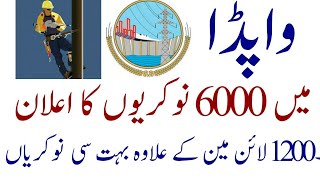 Wapda jobs 2019 in Lesco 6000  wapda jobs NTS  OTS [upl. by Ahsitaf]