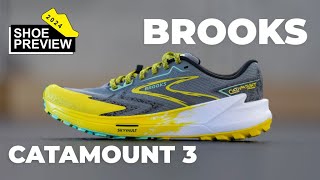 Brooks Catamount 3 preview  The Running Event  2024 Shoe Previews [upl. by Alra]