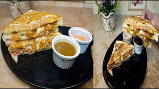 The Maxican Grill Sandwich Recipe by YASMIN COOKING YC [upl. by Ezekiel]