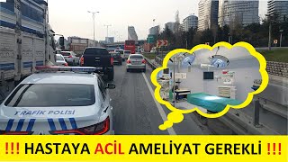 Çok Acil Ameliyata Yetişmesi Gereken Hasta ambulancedriving emergencydriving ambulansistanbul [upl. by Keithley]