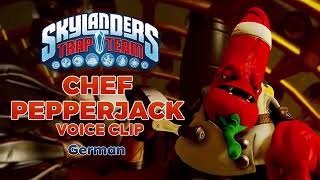 Skylanders Trap Team  Chef Pepper Jack voice clip  German [upl. by Thorncombe646]