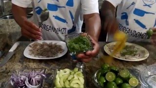 Como hacer un Aguachile de Camarón estilo Mazatlán sinaloa [upl. by Lenoil]