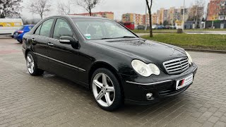 SPRZEDANY  Mercedes C240 Kompressor prezentacja na sprzedaż 26 V6 RWD [upl. by Rabka]