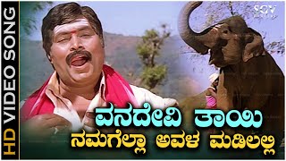 Vanadevi Thayi Namagella Song  HD Video  Rama Lakshmana  SPB  S Janaki  M P Shankar [upl. by Risley]