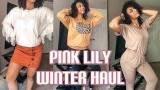 PINK LILY BOUTIQUE AUTUMN  WINTER CLOTHING HAUL❄️💙 [upl. by Yenattirb]