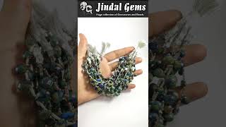 Azurite Malachite Gemstone Beads jewellery handmade beads crystals stones beads gemstone [upl. by Linea]