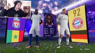 RECOMPENSAS FUT CHAMPIONS ÉLITE 1  ¡MANÉ HÉROE amp CAMINANTE 92  FIFA 18 [upl. by Rianon]